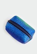 Bayan Mavi Simli Mini Cüzdan