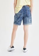 Bayan Mavi Jean Şort