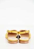 Bayan Sarı Arkası Açık Ayakkabı