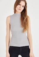 Bayan Gri Balıkçı Yaka Atlet