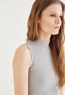 Bayan Gri Balıkçı Yaka Atlet