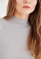 Bayan Gri Balıkçı Yaka Atlet