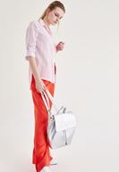 Bayan Kırmızı Bağcık Detaylı Pantolon