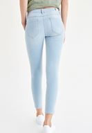 Bayan Mavi Dizi Yırtık Jean