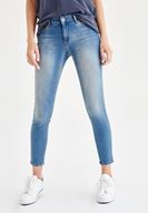 Bayan Mavi Dizi Yırtık Jean