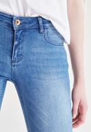 Bayan Mavi Dizi Yırtık Jean