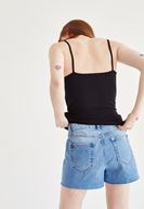 Bayan Siyah Yaka Detaylı Atlet