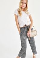 Bayan Beyaz Bağlamalı Tişört