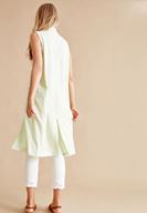 Bayan Yeşil Uzun Yelek