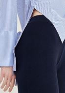 Bayan Lacivert Bol Kesim Triko Pantolon