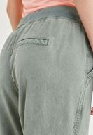 Bayan Yeşil Beli Lastikli Jogger Pantolon