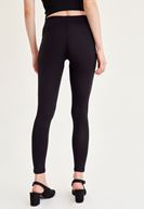 Bayan Siyah Viskon Tayt