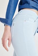 Bayan Mavi Yüksek Bel Skinny Pantolon