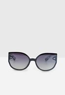 Bayan Çok Renkli Yuvarlak Köşeli Ayna Detaylı Gözlük