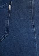 Bayan Mavi Paça Detaylı Ultra Yüksel Bel Denim Pantolon