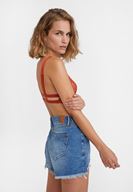 Bayan Kırmızı Dantelli Sırt Detaylı Büstiyer