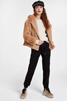 Bayan Krem Düşük Omuz Triko Kazak