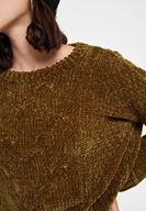 Bayan Yeşil Şönil Triko