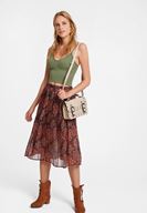 Bayan Kahverengi Toka Detaylı Kısa Topuklu Bot