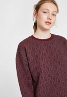 Bayan Çok Renkli Sim Detaylı Sweatshirt