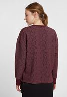 Bayan Çok Renkli Sim Detaylı Sweatshirt