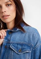 Bayan Mavi Boyfriend Kot Ceket