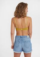 Bayan Yeşil Biye Detaylı Dantelli Büstiyer