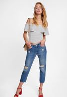 Bayan Mavi Girlfriend Denim Pantolon