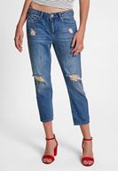 Bayan Mavi Girlfriend Denim Pantolon