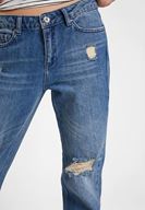 Bayan Mavi Girlfriend Denim Pantolon