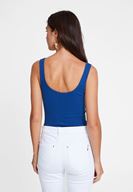 Bayan Lacivert Askılı U Yaka Basic Atlet