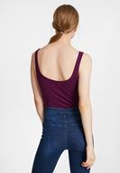 Bayan Mor Askılı U Yaka Basic Atlet