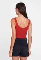 Bayan Kırmızı Askılı U Yaka Basic Atlet