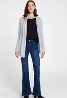 Bayan Siyah Bisiklet Yaka Pamuklu Tişört