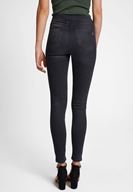 Bayan Siyah Çok Düğmeli Dar Paça Pantolon