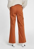 Bayan Kahverengi Cepli Yüksek Bel Pantolon