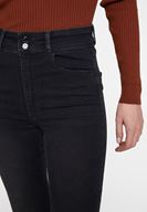 Bayan Gri Yüksek Bel Denim Pantolon