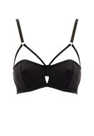 Bayan Siyah Önü Detaylı Biyeli Büstiyer