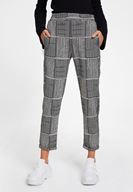 Bayan Siyah/Beyaz Desenli Jogger