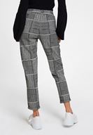 Bayan Siyah/Beyaz Desenli Jogger