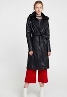 Bayan Gri Cut-Out Detaylı Uzun Kollu Triko