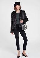 Bayan Yeşil Uzun Kollu Yakası Detaylı Triko