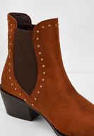 Bayan Kahverengi Lastikli Bot