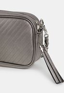 Bayan Gümüş Püskül Detaylı Zincir Askılı Çanta