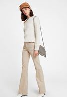 Bayan Gümüş Püskül Detaylı Zincir Askılı Çanta