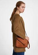 Bayan Kahverengi Zincir Askılı Zarf Çanta