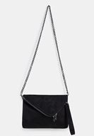 Bayan Siyah Zincir Askılı Zarf Çanta