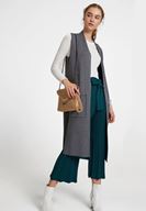 Bayan Krem Zincir Askılı Zarf Çanta