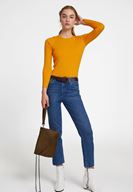 Bayan Yeşil Zincir Askılı Zarf Çanta