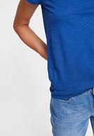 Bayan Lacivert Yuvarlak Yaka Yarım Kollu Basic Tişört